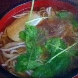 かまぼこと三つ葉の蕎麦【ほっこり☆和食】